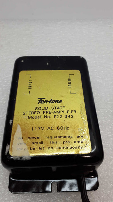 Fen-Tone Solid State Stereo Pre-amplifier F22-343 &