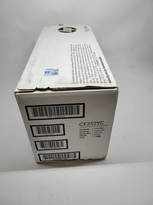 HP CE252YC Yellow Toner Cartridge Genuine For CP3525 CM3530 NIB