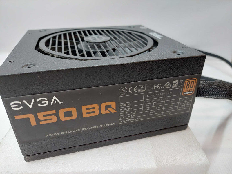 EVGA 750BQ 750WATT Bronze Power Supply PN: 110-BQ-0750