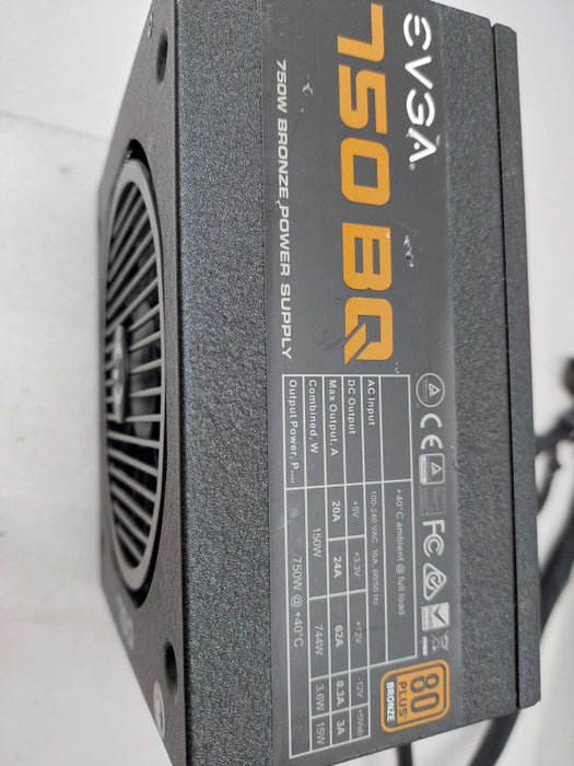 EVGA 750BQ 750WATT Bronze Power Supply PN: 110-BQ-0750