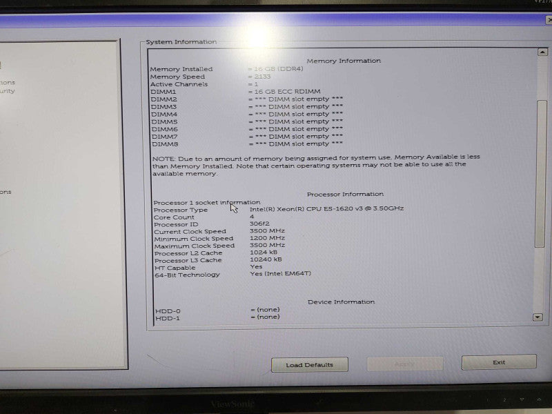 Dell Precision T5810 Xeon E5-1620 V3 @ 3.50ghz / 16gb ram / quadro 2000  #