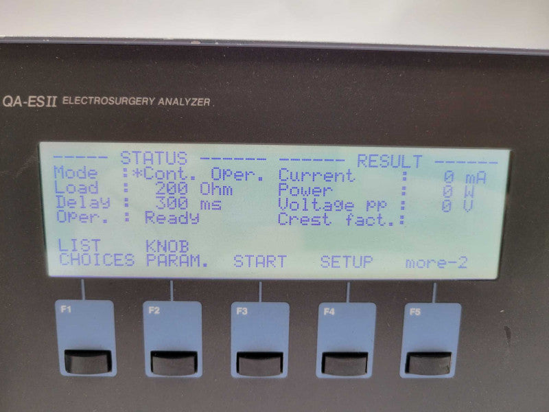 FLUKE BIOMEDICAL QA-ESII ELECTROSURGERY ANALYZER