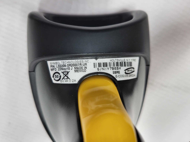 Symbol LS2208-SR20007R-UR USB Handheld Laser Barcode Scanner _