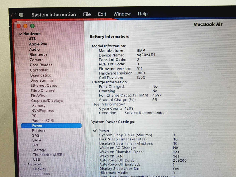 Apple Macbook Air 2013 13\\" Core i7-4652U @ 1.7GHz 8GB DDR3 120GB SSD (
