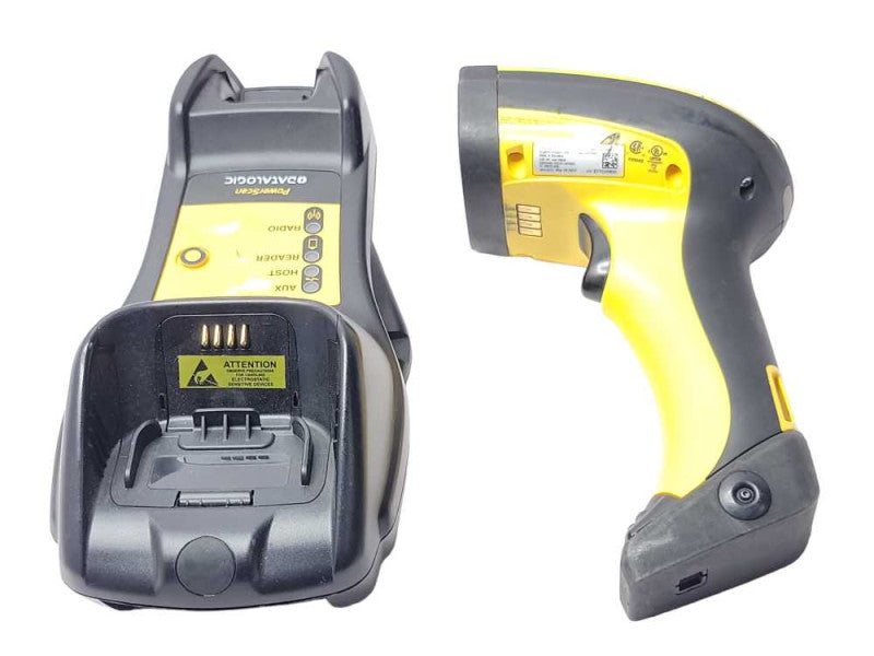 DATALOGIC POWERSCAN PM9300-AR910RB w/ BC9030-BT Base Charger, READ _