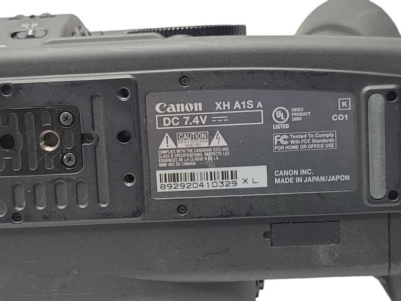 Canon XH A1S HD Video Camera Recorder - READ _