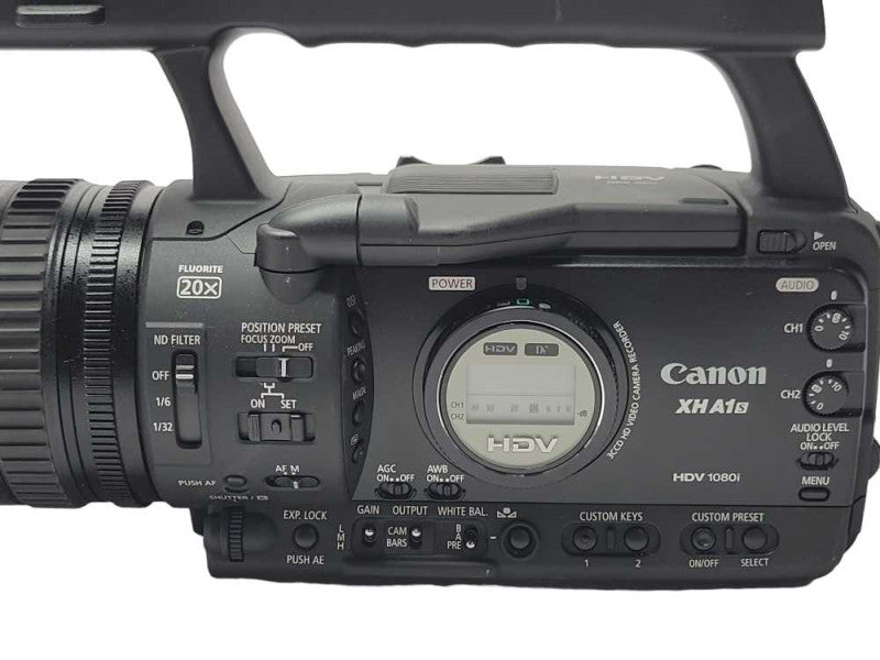 Canon XH A1S HD Video Camera Recorder - READ _