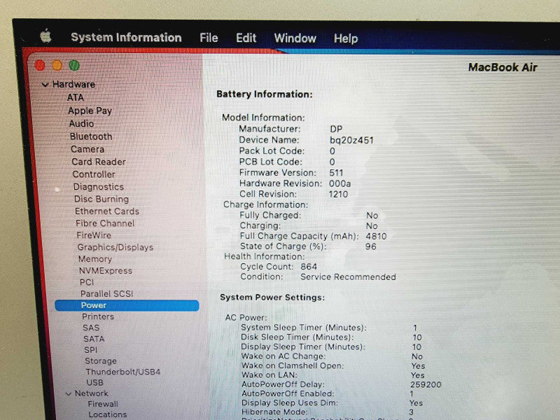Apple Macbook Air 2013 13\\" Core i5-4250U @ 1.3GHz 8GB DDR3 250GB SSD [Read] (