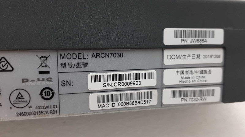 Aruba 7030-US Wireless LAN Mobility Controller ARCN7030Opens in a new window  &