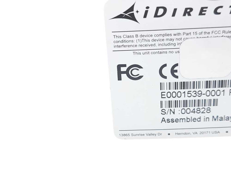 VSAT iDirect X1 Series outdoor satellite router X1 E0001539-0001, READ Q_