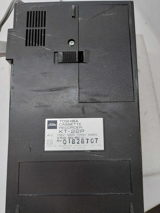 Toshiba Cassette Recorder KT-22P