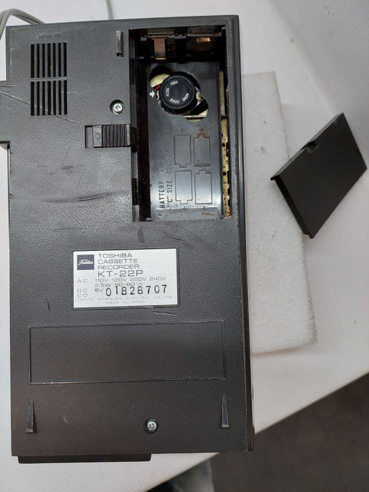 Toshiba Cassette Recorder KT-22P