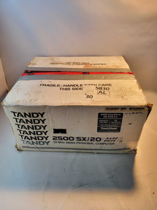 Tandy 2500 SX/20 + RGB Monitor VGM-300 & Keyboard - no HDD. (READ)