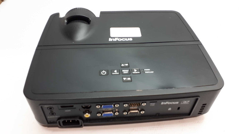 InFocus IN116 DLP Projector 2700 ANSI WXGA Portable 4K 3D HD HDMI 1080 &