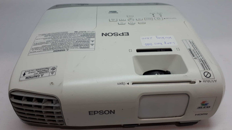 Epson PowerLite 965H 3LCD Projector 3500 ANSI h682a  &