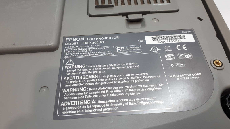 Epson PowerLite S4 EMP-S4 800X600 LCD Video Projector &