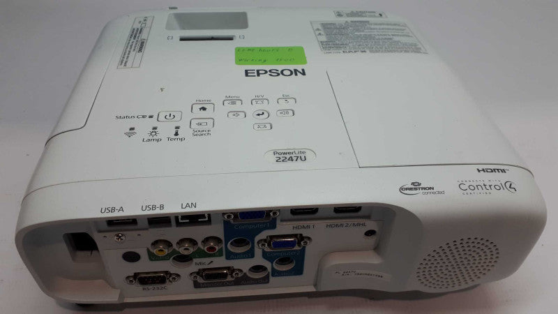 Epson Powerlite 2247U 3LCD Projector  &