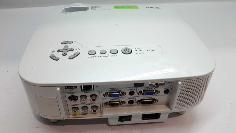 NEC VT800 3LCD Projector 1080p HDMI &