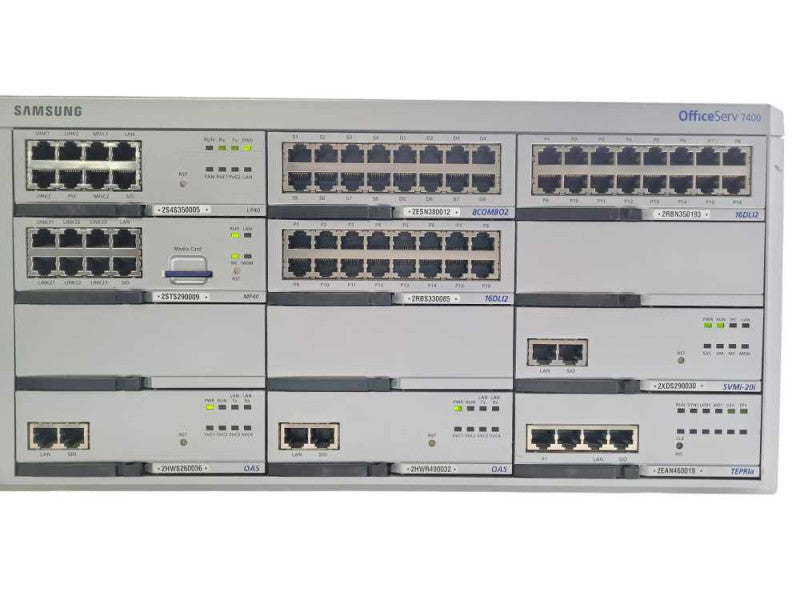 Samsung OfficeServ 7400 Phone System w/ 9 Cards Installed, See Detail _