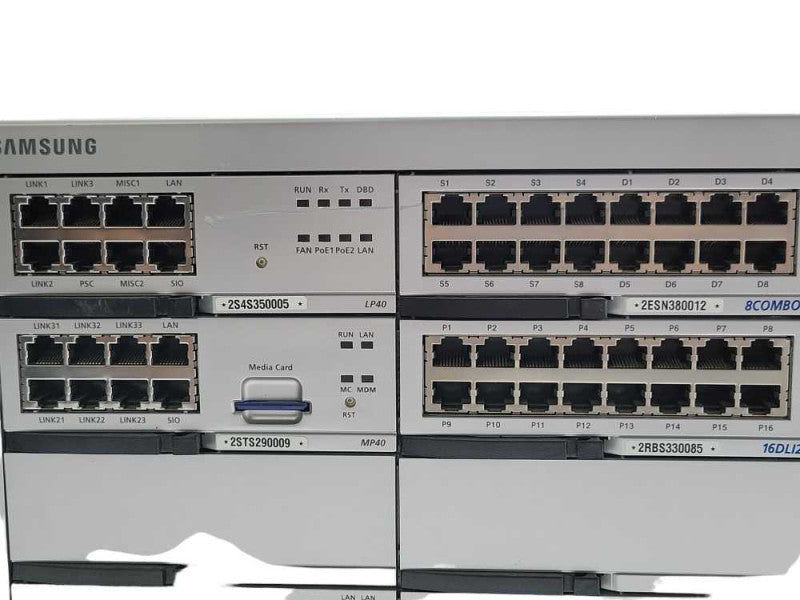 Samsung OfficeServ 7400 Phone System w/ 9 Cards Installed, See Detail _
