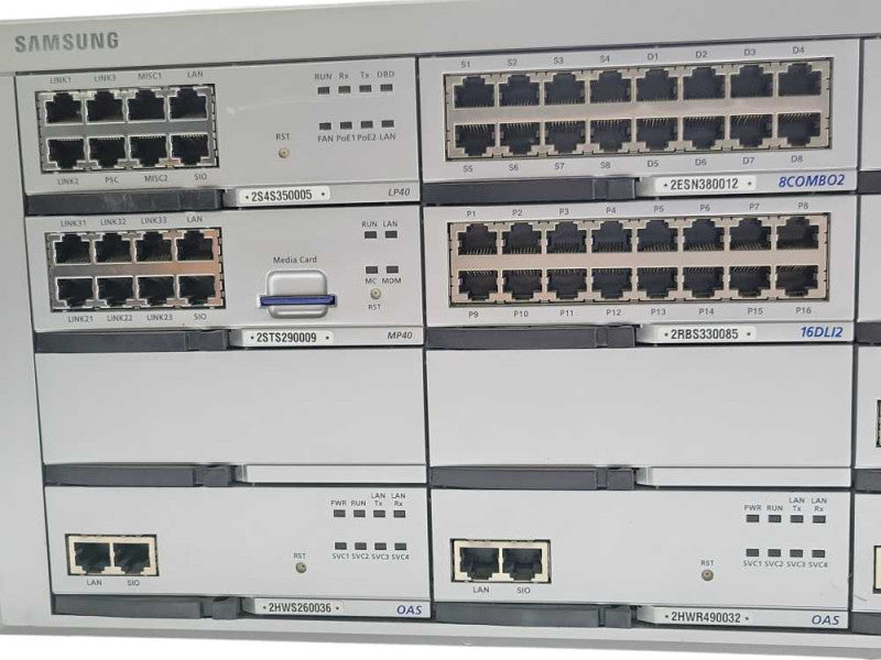 Samsung OfficeServ 7400 Phone System w/ 9 Cards Installed, See Detail _