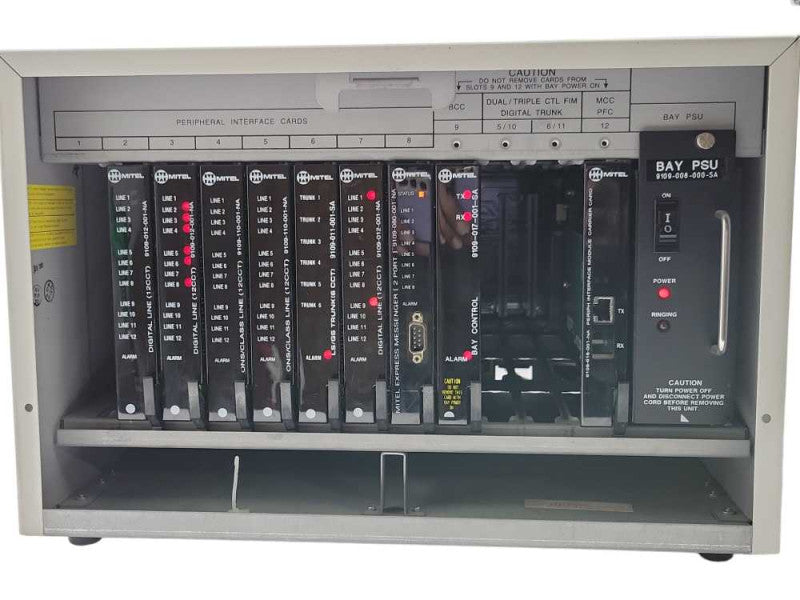 Mitel SX-200 Telephone Switch System Cabinet with Cards and Key, READ _