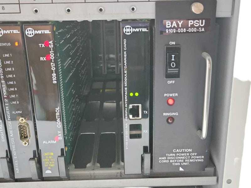 Mitel SX-200 Telephone Switch System Cabinet with Cards and Key, READ _
