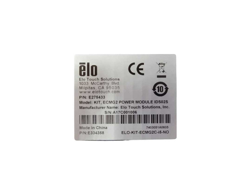 ELO TOUCH SOLUTIONS E275433 kit, ECMG2 POWER MODULE IDS02S E334358 _