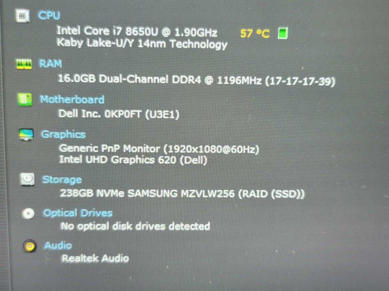 Dell Latitude 7490 i7-8650U @ 1.90GHz, 16GB DDR4, 256GB m.2  QÎ²