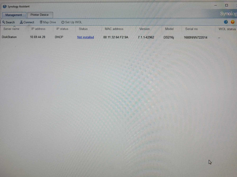 Synology DiskStation DS216J - NAS Network Attached Storage $