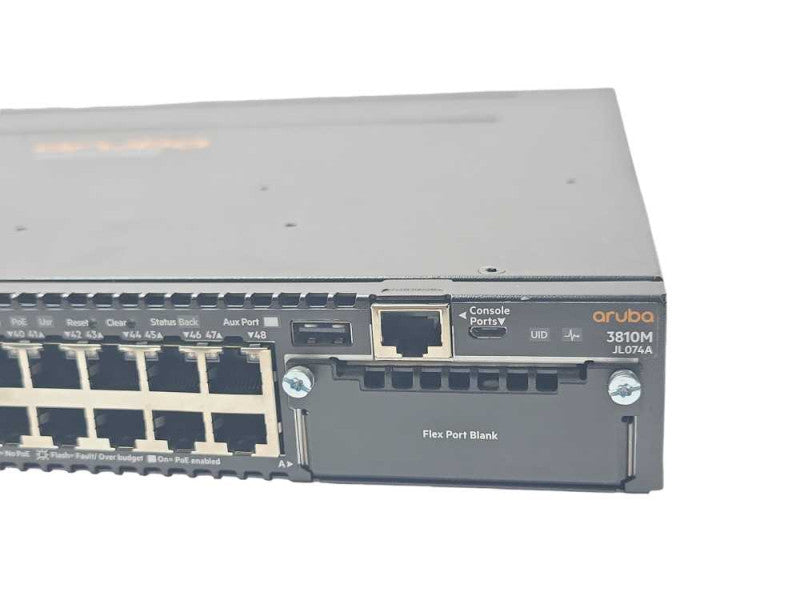 HP Aruba 3810M 48x 1Gb RJ-45 PoE+ Switch - JL074A _