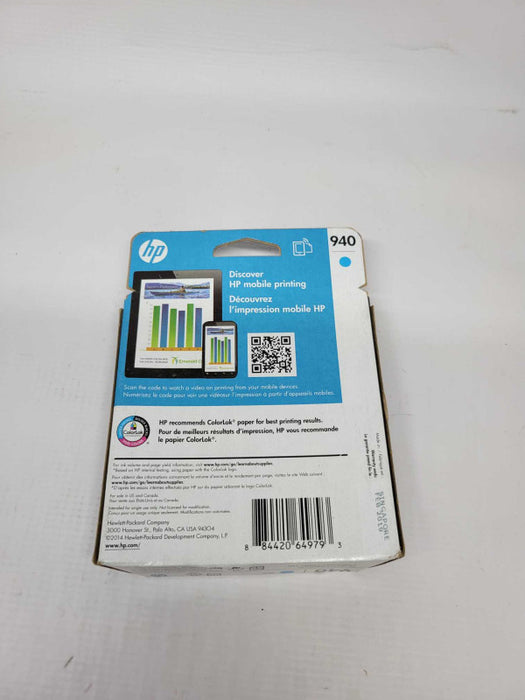 Hp OfficeJet 940 Cyan Printer Ink