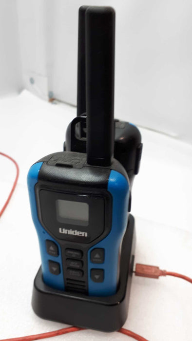 Two-Way Uniden Walkie Talkie Radio Set Long Range Rechargeable with base &