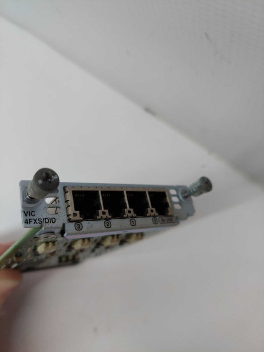Cisco VIC-4FXS/DID Networking Card 800-17016-02 B0 Q