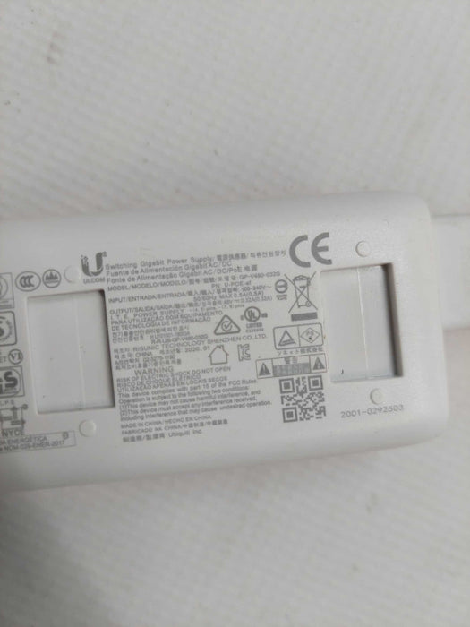 Ubiquiti UPOE af Switching Gigabit Power Supply Model: GP-V480-032G