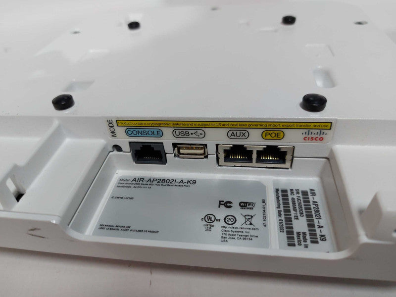 Cisco AIR-AP2802I-A-K9 Wireless access point  Q#