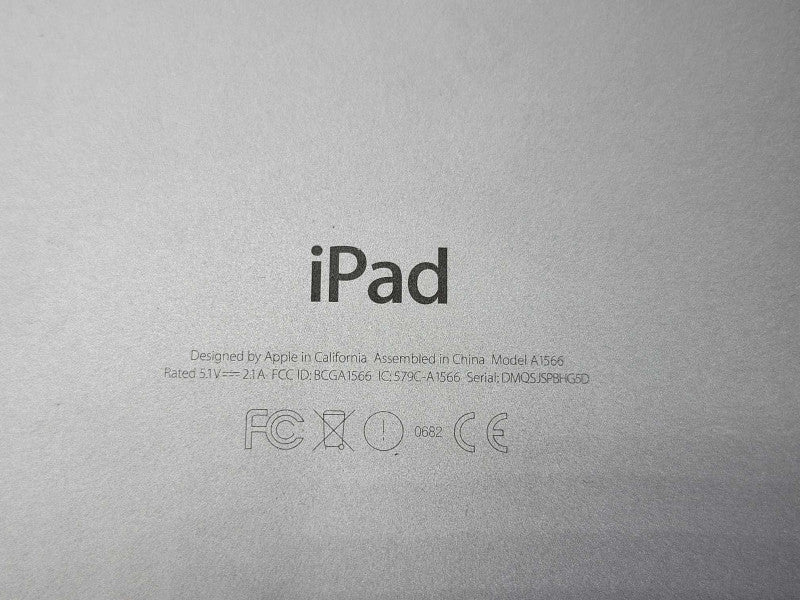 Apple iPad Air 2nd gen A1566 32GB Wi-Fi Q_
