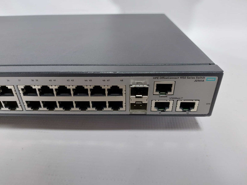 HPE 1950-48G-2SFP+-2XGT Switch JG961A - factory default #