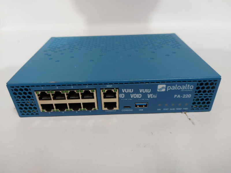 Palo Alto Networks PA-220 Next-Gen Firewall - Factory Default. #
