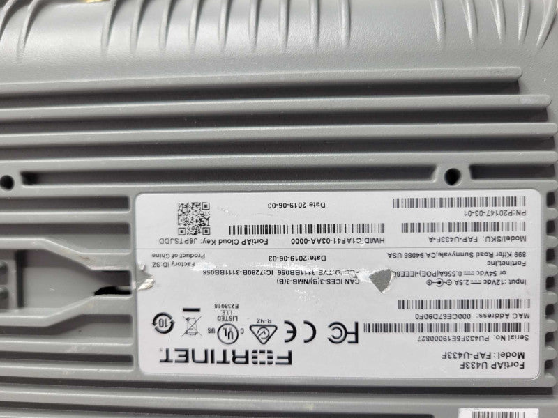 Fortinet FortiAP U433F FAP-U433F wireless access point, READ _