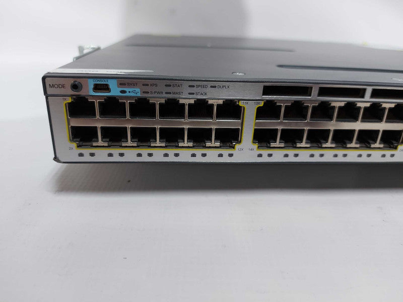 Cisco 3750X Series WS-C3750X-48T-S V08 / gigabit module - Factory Reset #