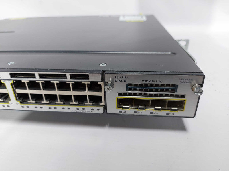 Cisco 3750X Series WS-C3750X-48T-S V08 / gigabit module - Factory Reset #