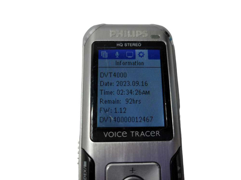 Philips voice tracer DVT4000 Audio Recorder, READ Q_