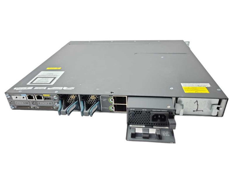 Cisco WS-C3750X-48PF-L 48-Port PoE Gigabit Switch 1x PSU Q_