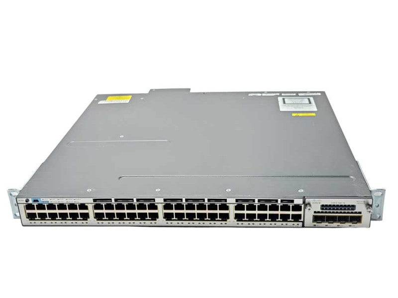 Cisco WS-C3750X-48PF-L 48-Port PoE Gigabit Switch 1x PSU, 1x C3KX-NM-1G _