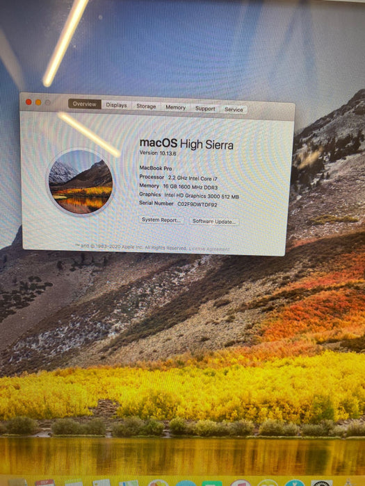 Apple MacBook Pro 17\\" Early 2011 i7-2720QM Radeon HD6750M 1GB 16GB RAM 500SSD