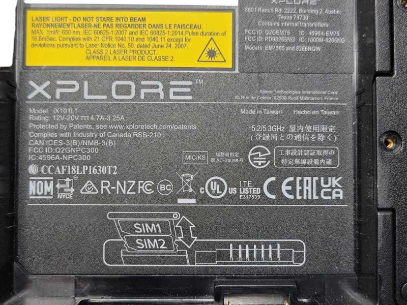 Zebra iX101L1 Rugged, Pentium N4200 1.1GHz, 4GB, 64GB, Touch  _