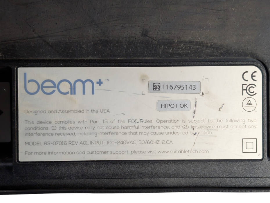 Beam Telepresence Robot Wireless Charger Model 83-07016 -