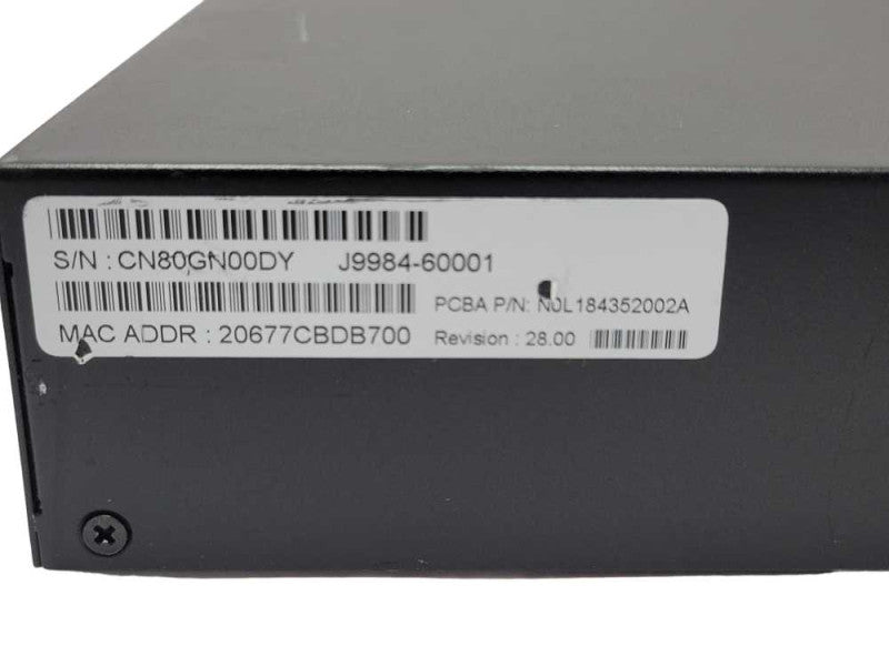 HPE 1820 Switch Series J9984A 48-port (24-Port PoE) Gigabit Ethernet switch _