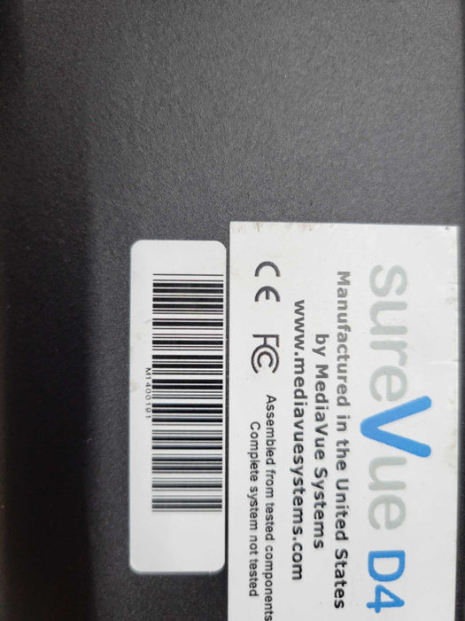 MediaVue Systems SureVue D4 Digital Media Player - 8GB RAM - 500GB HDD